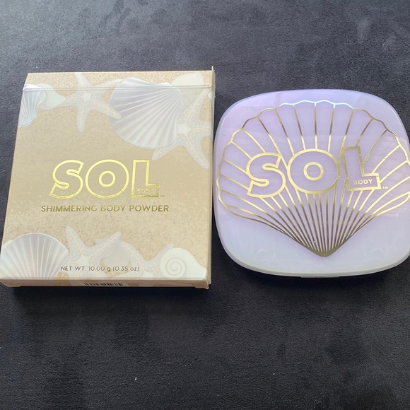 Colourpop Sol shimmering body powder in Skinny Dippin’ - Picture 1 of 3